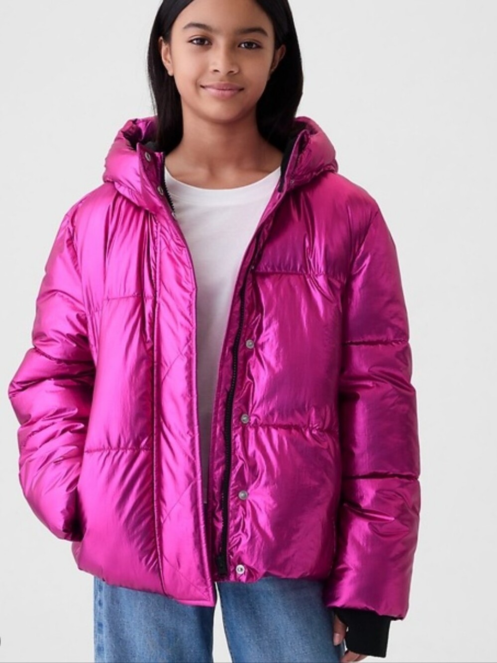 GAP Recycled Metallic Puffer